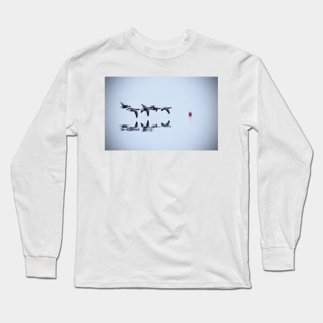 Morning Flight Long Sleeve T-Shirt by Nigdaw